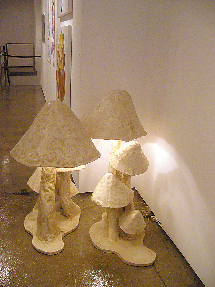 Kinz  Tillou Fine Art Mushroom Lamps Resin