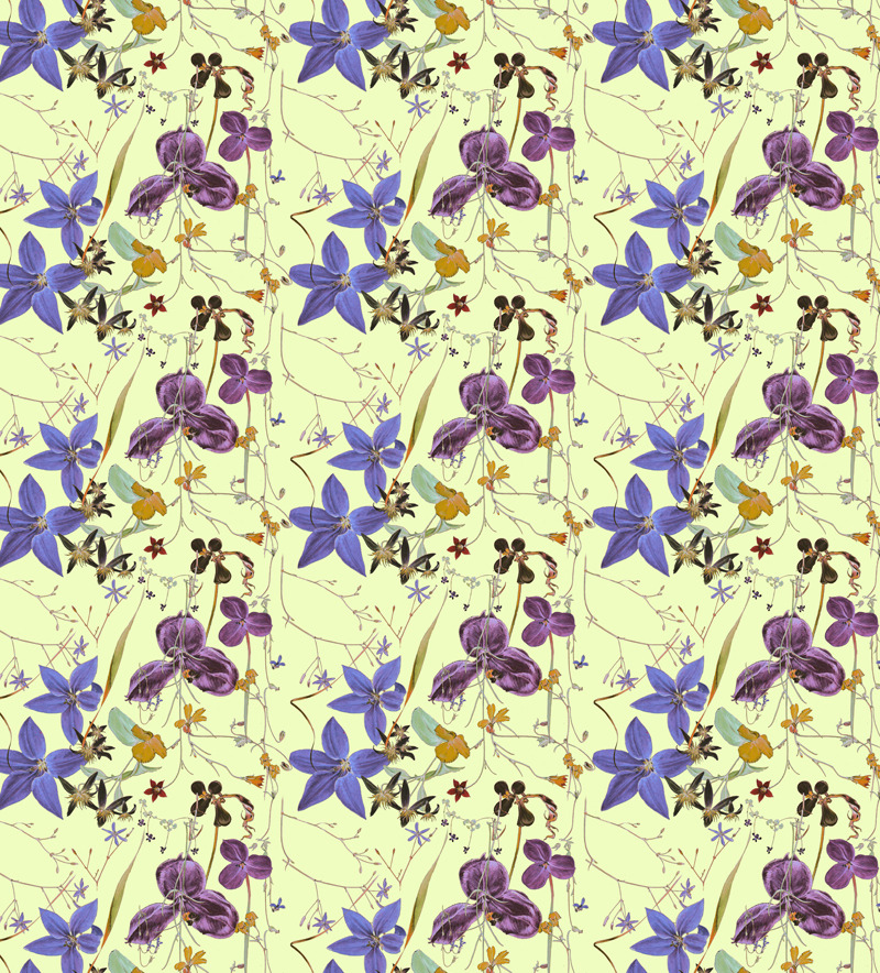 Marisa Grace Textile Wildflowers Yellow